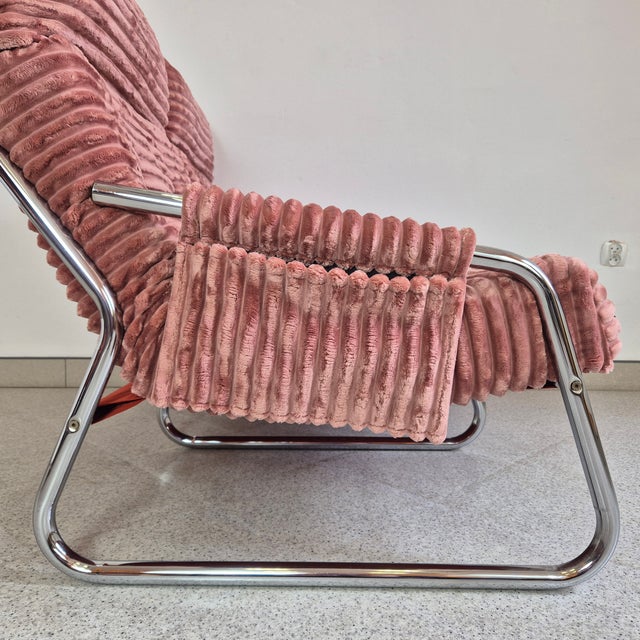 Pink Mid-Century 2-Seat Sofa by Gillis Lundgren for Ikea, 1970s For Sale - Image 8 of 11