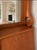 Antique Art Deco Secretary Desk | Burl Wood China Cabinet, Arched Mirror Writing Desk For Sale In Los Angeles - Image 6 of 6