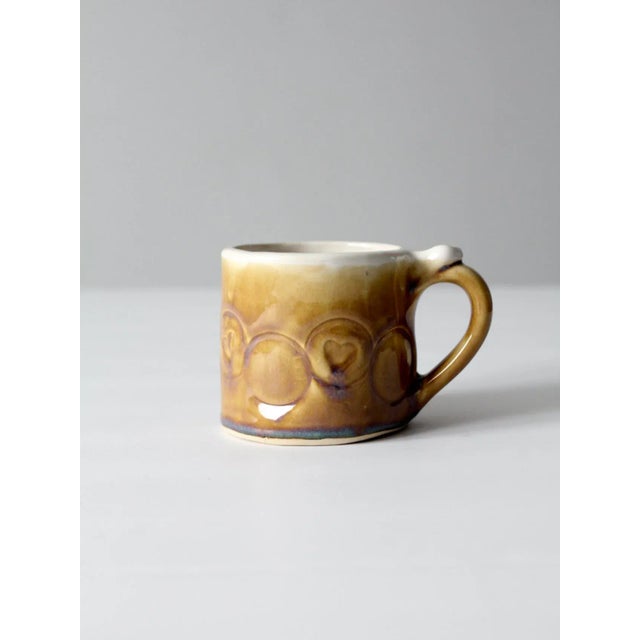 Tan Daybreak Pottery Studio Pottery Mug For Sale - Image 8 of 8