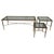 Black Vintage Occasional Coffee Tables in Brass, 1970, Set of 3 For Sale - Image 8 of 8
