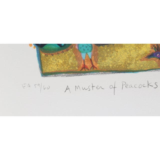 Contemporary A Muster of Peacocks, Judith Bledsoe For Sale - Image 3 of 4