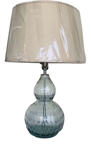 Faceted Glass Table Lamp