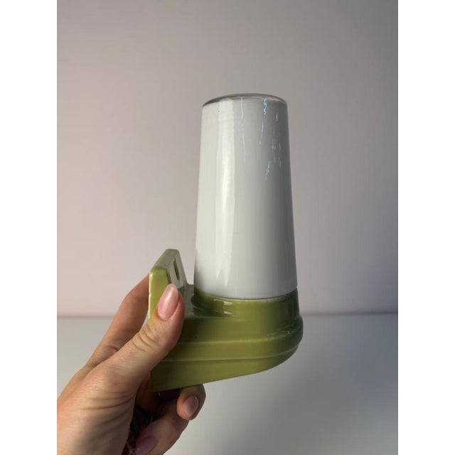 Green Wall Lamp Model 6080 Mint Green by Sigvard Bernadotte for Ifö For Sale - Image 8 of 11