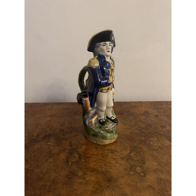 19th Century Antique Lord Nelson Toby Jug For Sale - Image 3 of 5