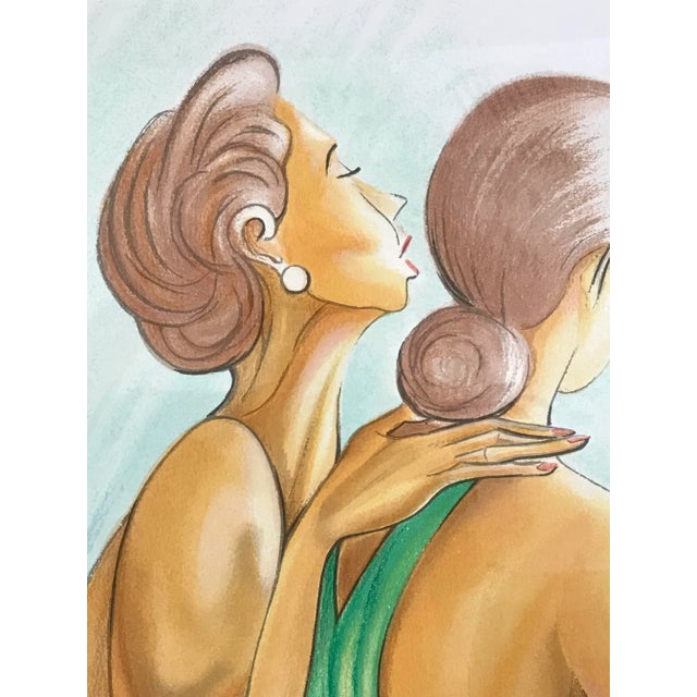 1980s Ernie Barnes Signed and Numbered Lithograph, Framed For Sale In Palm Springs - Image 6 of 12