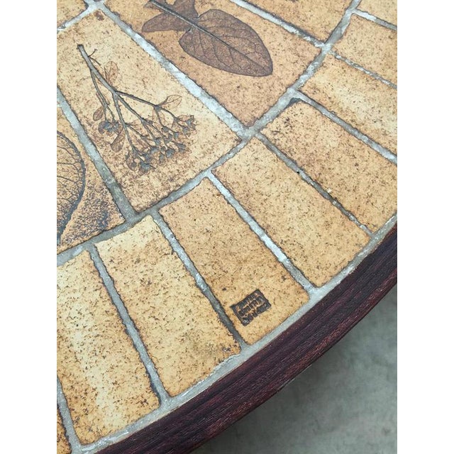 Vintage French Riviera Ceramic Coffee Table from Roger Capron, 1970s For Sale - Image 4 of 5