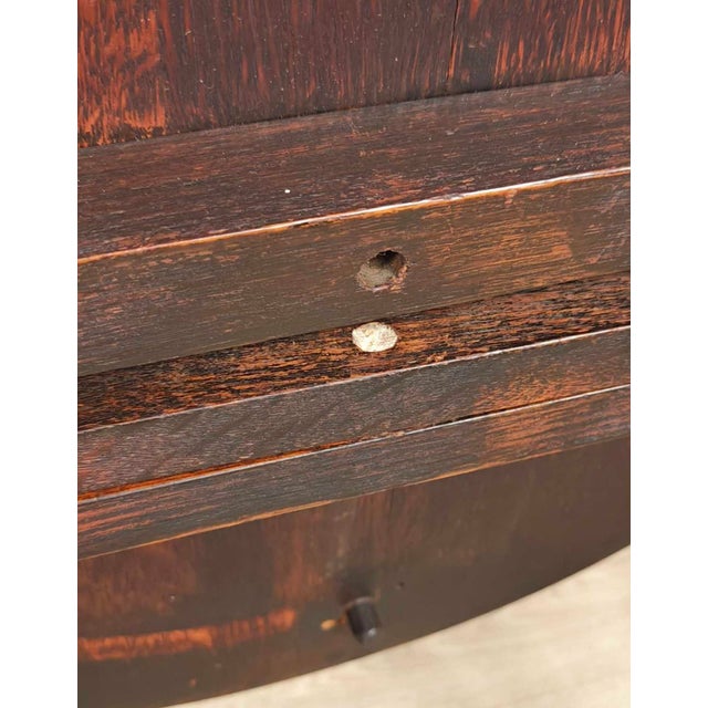 Victorian Tilt Top Table in Oak, 1900 For Sale - Image 13 of 14
