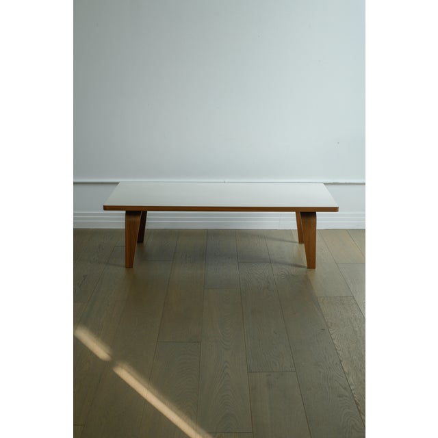 White Eames Rectangular Coffee Table by Charles and Ray Eames, 1990s For Sale - Image 8 of 8