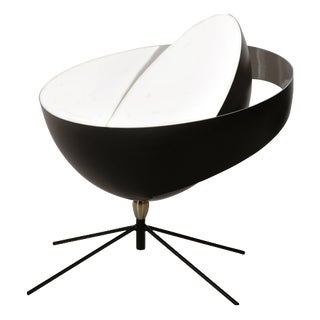 Black Saturn Table Lamp from Serge Mouille For Sale
