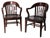 Pr. Vintage Bank of England Jury Chairs by the Marble & Shattuck Furniture Company For Sale In New York - Image 6 of 18