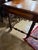 Brown Late 20th Century English Barley Twist Leather Top Desk For Sale - Image 8 of 12
