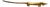 Mid-Century Modern Dachshund Brass Letter Opener by Walter Bosse for Herta Baller, 1950s For Sale
