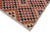Contemporary Geometric Kilim Hand-Woven Wool Rug -4'7" X 6'5" For Sale - Image 3 of 8