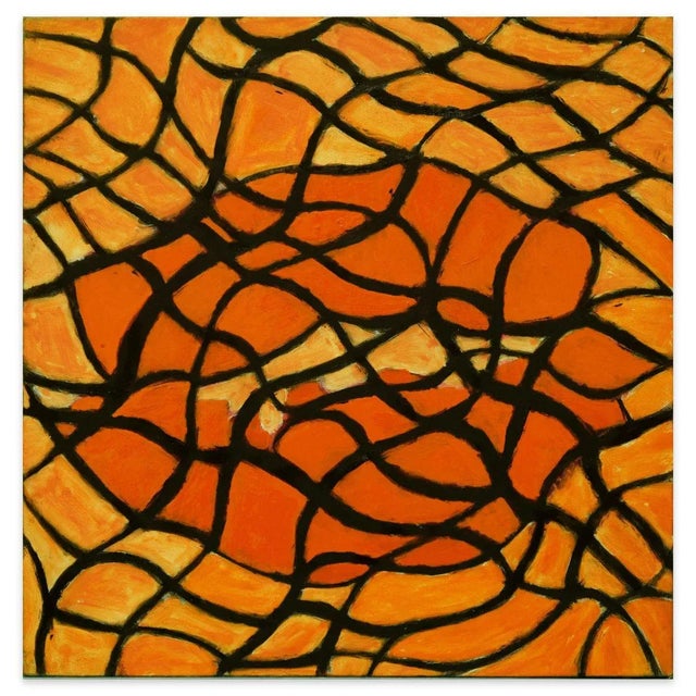 Reticulum - Oil Painting 2019 by Giorgio Lo Fermo 2019 For Sale - Image 4 of 4