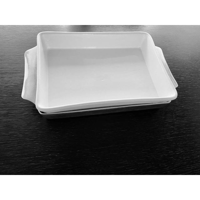 Metal Vintage Ceramic & Pewter Serving Dish, Lead-Free, Never Used For Sale - Image 7 of 7