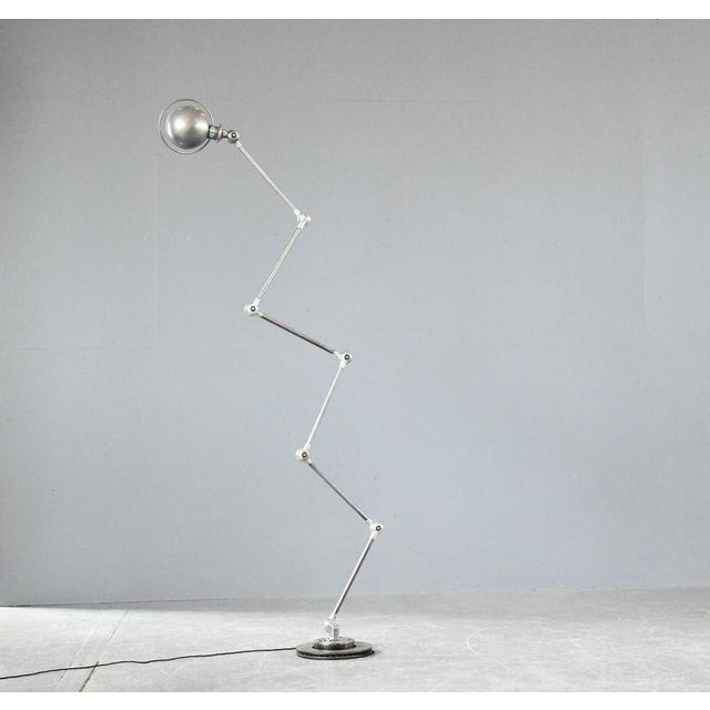Gold Large Six Arm Floor Standing Lamp from Jielde, 1950s For Sale - Image 8 of 8