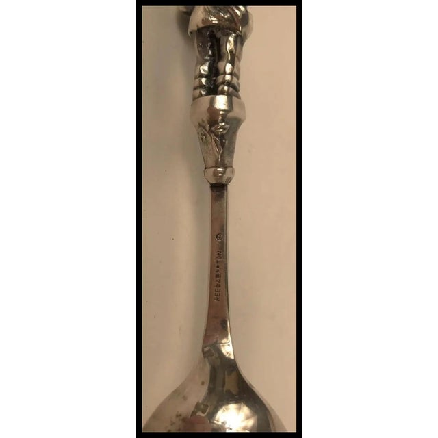 Vintage 1980 Reed & Barton Christmas Silverplate Collector Spoon For Sale In Seattle - Image 6 of 7