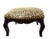 Late 18th Century French Carved Wood Footstool With Scalamandré Cheetah Velvet For Sale - Image 4 of 8