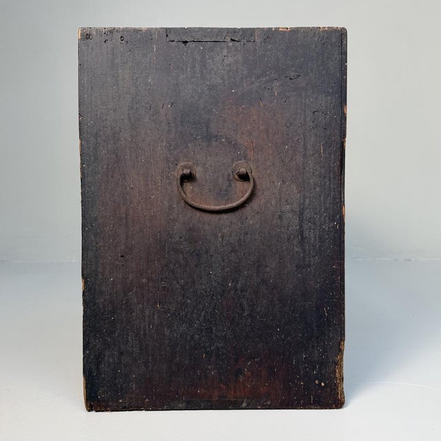 Small Antique Japanese Tansu Chest, 1900s, 1890s For Sale - Image 11 of 13