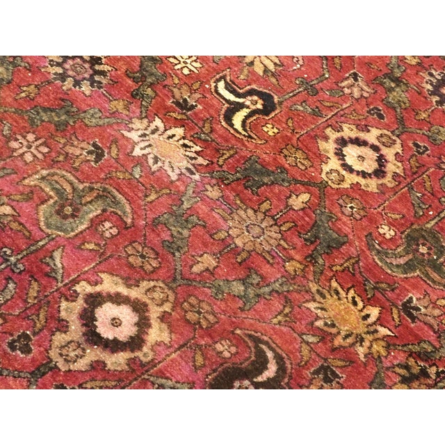 Hand-Knotted Antique Persian Rug. For Sale - Image 14 of 18