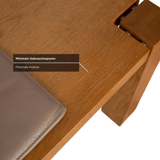 Wooden Dining Table Set in Brown from Janua, Set of 2 For Sale - Image 18 of 18