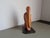 Mid-Century Minimalist Abstract Art Wooden Sculpture, 1970s For Sale - Image 9 of 11