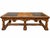 Vintage Mediterranean Revival Parquet-Pattern Wood and Smoked Glass Coffee Table For Sale - Image 15 of 18