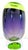 Glass Signed Göran Wärff Vision Vase Purple/Green by Kosta Boda For Sale - Image 7 of 12