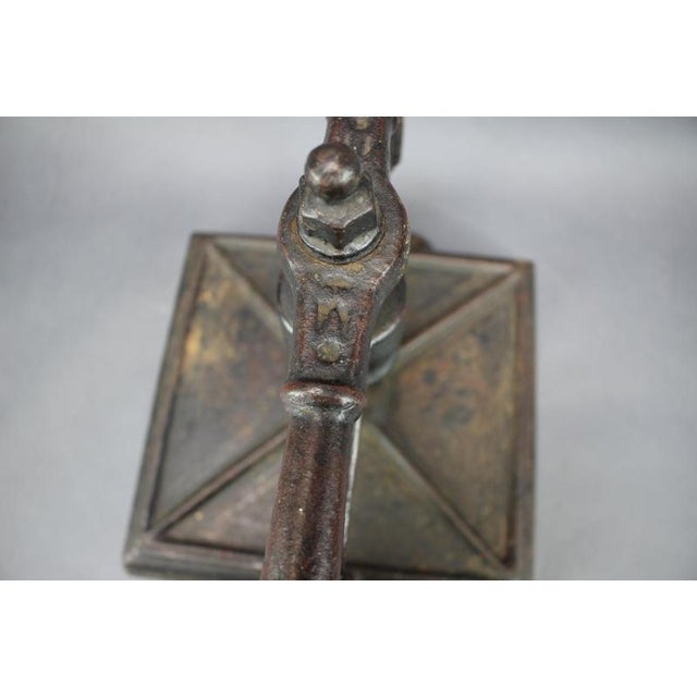 Antique Cast Iron Bookbinding Press, Continental European, 1900 For Sale - Image 10 of 12
