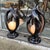 Black 1970s Pair of Vintage Harris “Lamp of Elegance” Bedside Lamps. For Sale - Image 8 of 8