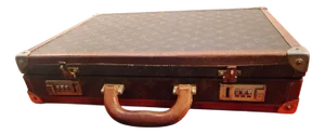 President Briefcase in Monogram Canvas and Cowhide from Louis Vuitton, 1980s
