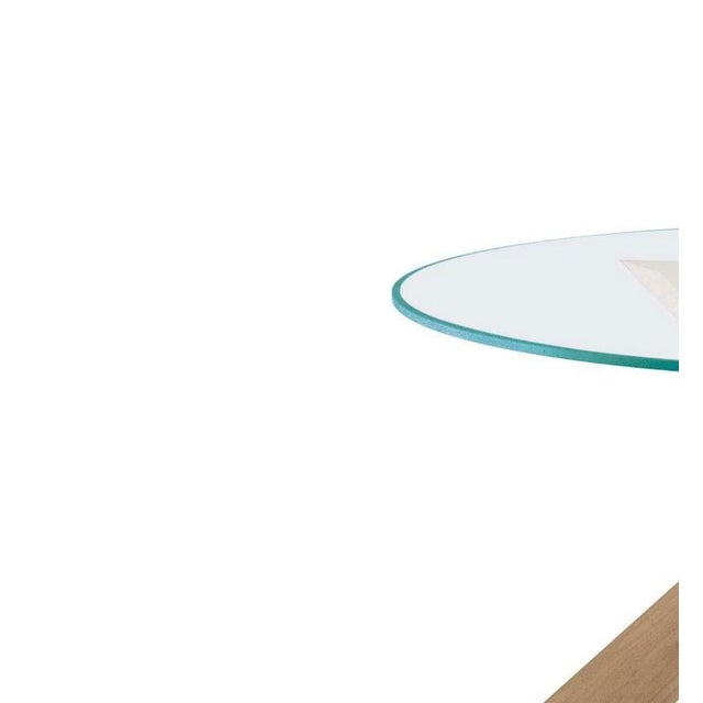 Wood La Rotonda Table in Wood and Glass by Mario Bellini For Sale - Image 7 of 13
