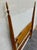 This is an antique American Sheraton-style full-size pencil post headboard featuring beautifully figured bird’s-eye and...