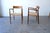 1960s 1960s Set of 6 Danish Modern Niels Otto Møller Rosewood Papercord Dining Chairs Models 57 & 77 For Sale - Image 5 of 17