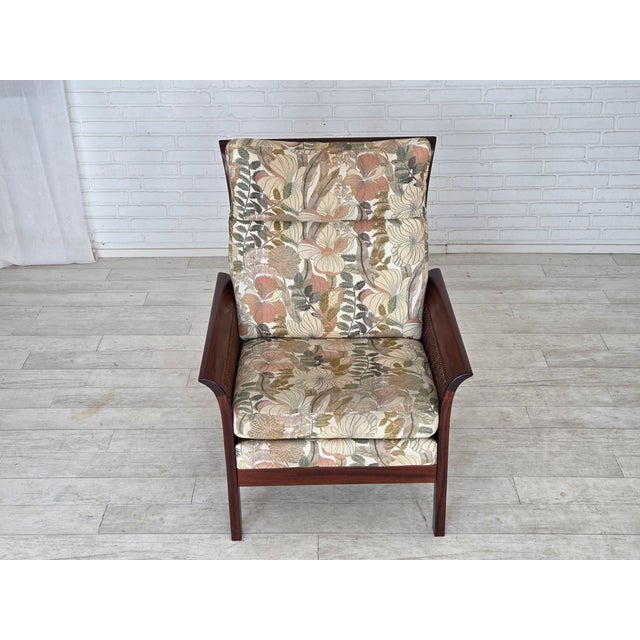 Swedish Highback Armchair by Arne Norell for Arne Norell AB, 1970s For Sale - Image 12 of 18