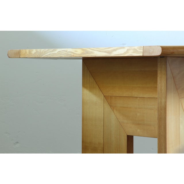 Italian Geometric Triangular Design Table by Silvio Coppola for Montina, 1970s For Sale - Image 4 of 18