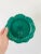 Pair of lovely 20th-Century Wedgwood majolica leaf plates in green color with scalloped edge. The Wedgwood maker's mark is...