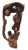 1950s Mid-Century Modern Organic Biomorphic Figurative Burl Wood Carving Sculpture For Sale - Image 4 of 18