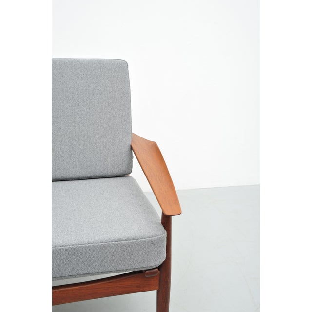 Teak Lounge Chair in Grau Von Glostrup, 1958 For Sale - Image 10 of 13