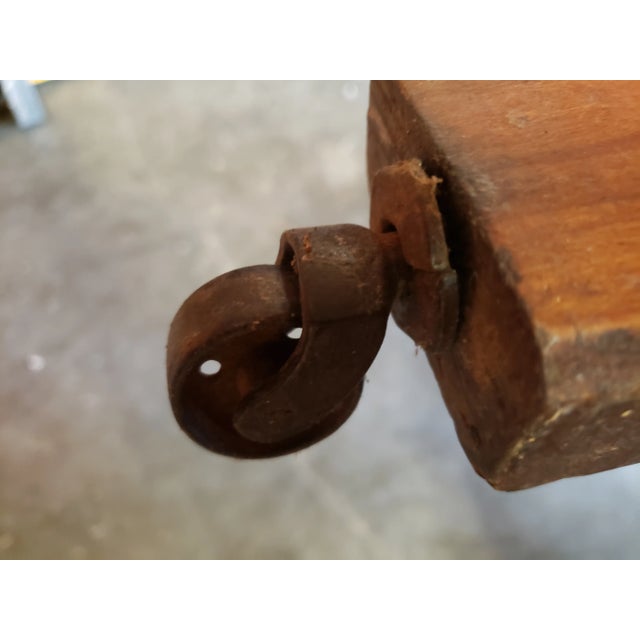 Late 19th Century Antique Empire Style Mohogany Chest For Sale - Image 9 of 10