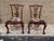 Late 20th Century Chippendale Style Mahogany Carved Dining Chairs- Set of 4 For Sale - Image 4 of 10