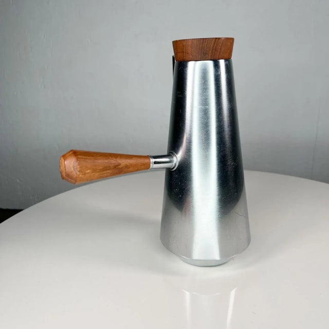 Alessi Alessi Stainless Steel Coffee Pot, Mid-Century Modern, 1960s For Sale - Image 4 of 16
