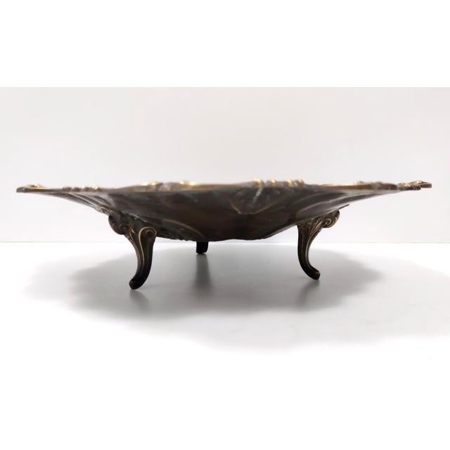 Chiseled and Embossed Cast Bronze Centerpiece, 1930s For Sale - Image 6 of 14