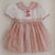 This listing is for a framed St. Louis Pink cherry dress in a wonderful white wood shadow box. The background fabric is a...