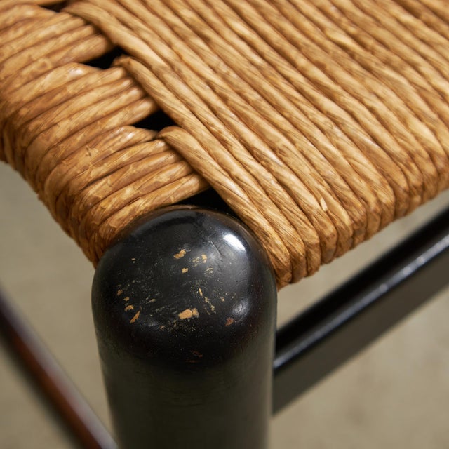 Rustic Brown Wicker Chair For Sale - Image 16 of 18