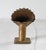 Mid 20th Century Vintage Ghanaian Brass Mask Head on Pedestal For Sale - Image 5 of 10