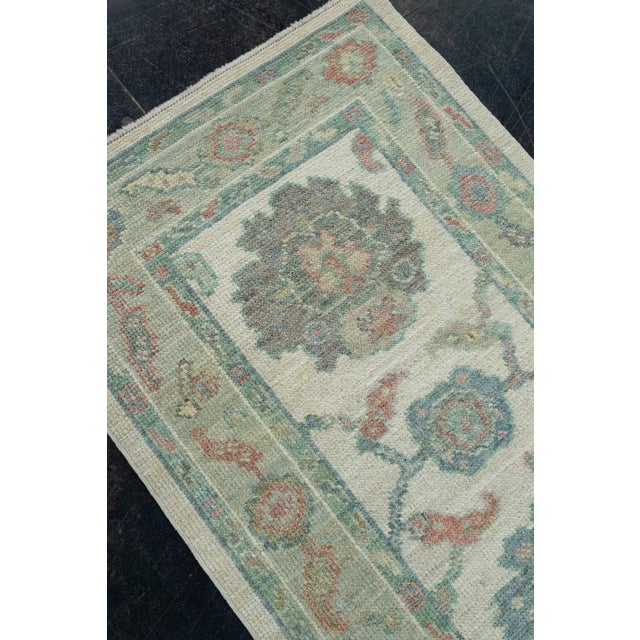 Textile Turkish Oushak Runner Rug 2'5" x 8' #17401 For Sale - Image 7 of 8