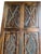1920s Decorative Carved Wood Door, Statement Door With Brass Studs 84 For Sale - Image 5 of 6