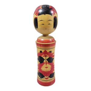 Large 17” Vintage Japanese Kokeshi Doll by Kanō Hiroshi