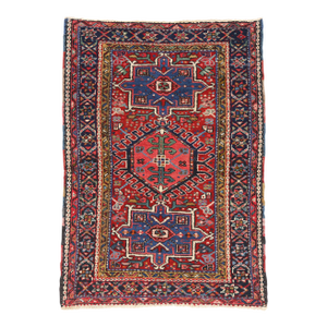 Antique Persian Heriz Rug, 03'01 X 04'04